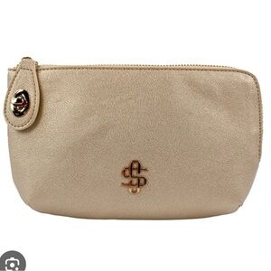 Simply Southern tan/gold lockwallet